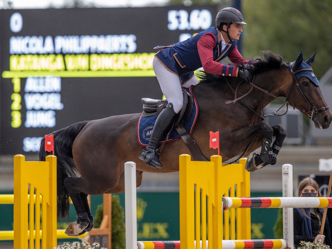 Nicola and Katanga vh Dingeshof Aachen International Jumping 2020