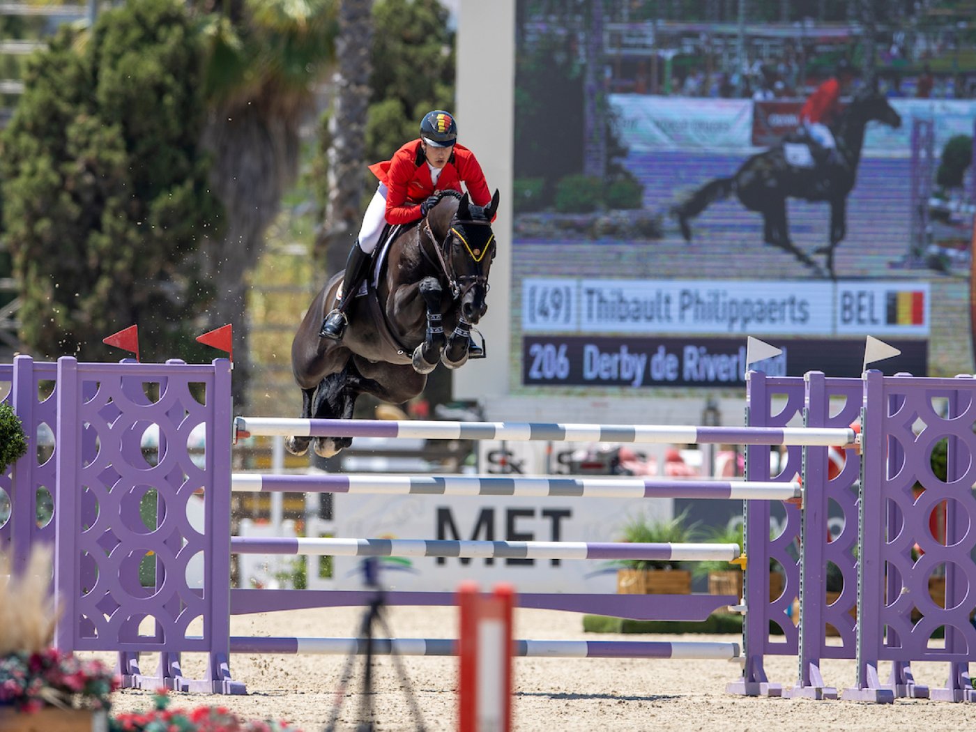 Thibault and Derby de Riverland FEI Jumping European Championship - Oliva 2022