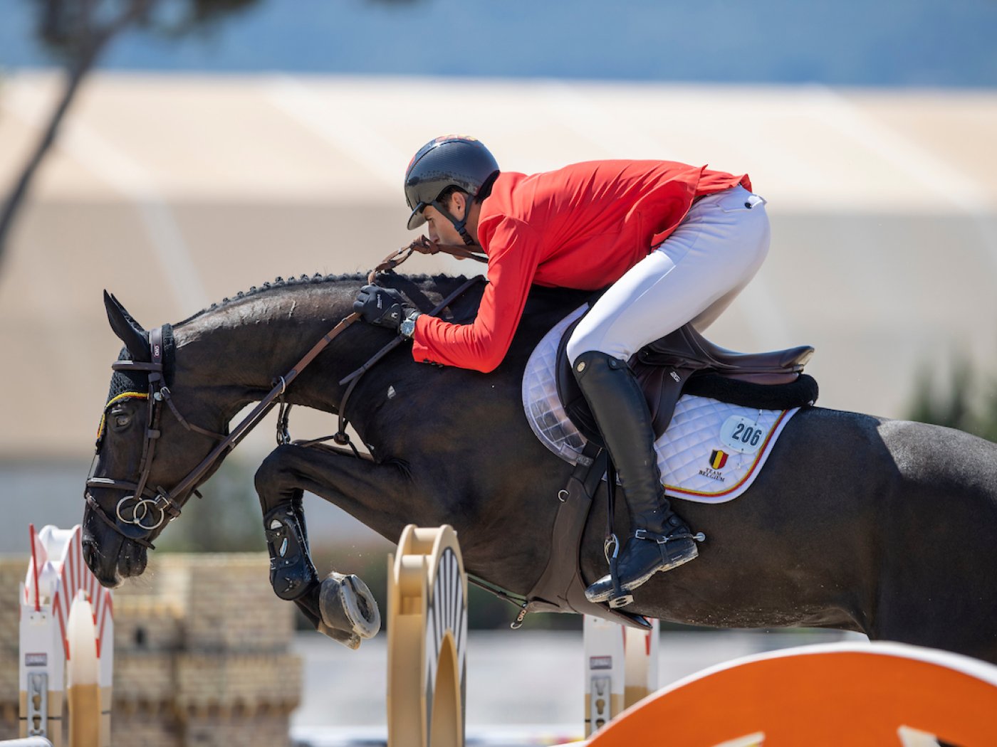Thibault and Derby de Riverland FEI Jumping European Championship - Oliva 2022