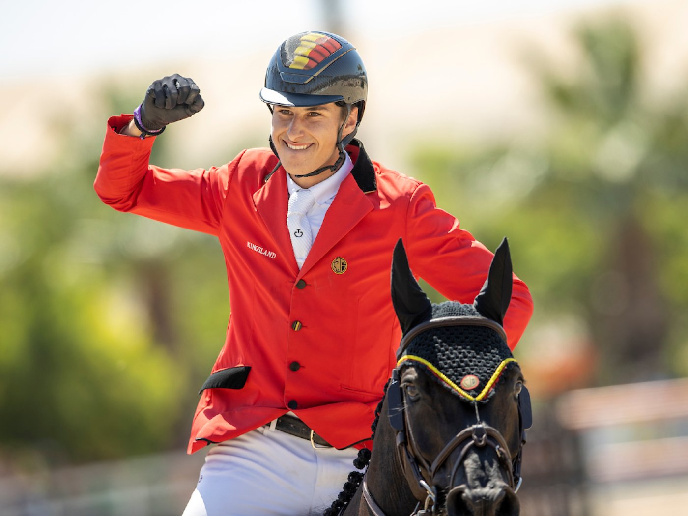 Thibault and Derby de Riverland FEI Jumping European Championship - Oliva 2022